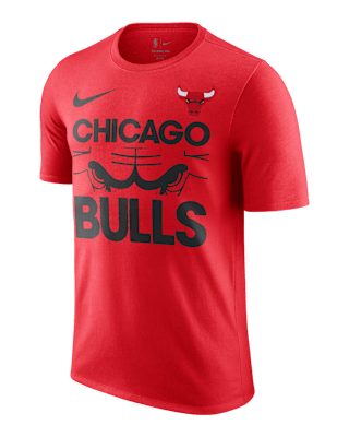 Vtg 90s Nike Chicago Bulls NBA Warm Up Jersey T Shirt Center